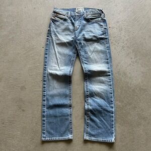 Ariat M7 Stirling Shasta Jeans Size 32x34 Blue Light Wash Denim Straight Leg Fit
